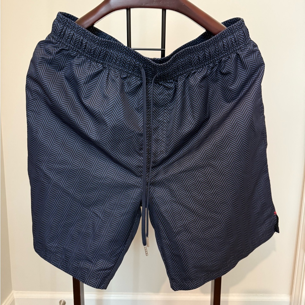 Navy Blue Men's Swimming Trunks